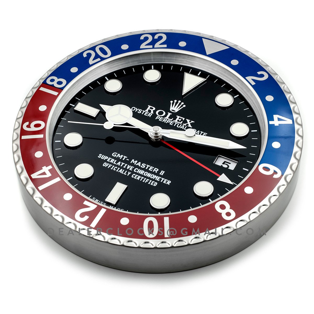 DS006-Rolex GMT-Master II Pepsi Duvar Saatleri