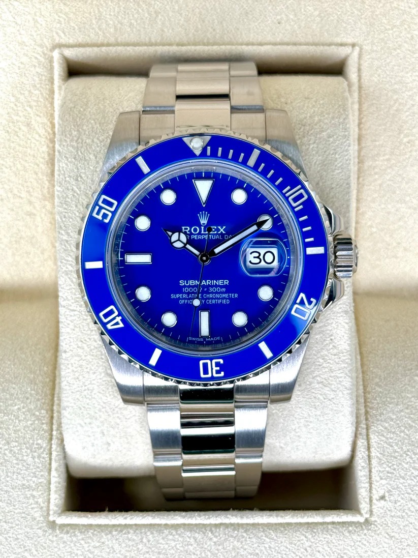 ETA001- Rolex Submariner Smurf 116619LB 3135