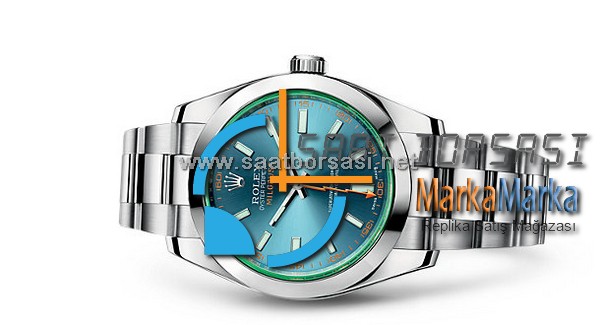 ETA002- Rolex Oyster Perpetual Milgauss Blue (3131 ETA Saat)