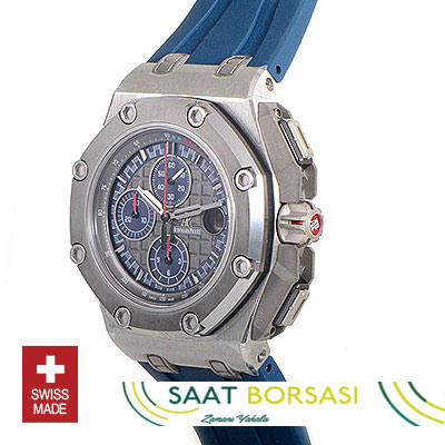 ETA012- Audemars Piguet Royal Oak Offshore Michael Schumacher Platinum (7750 ETA Saat)