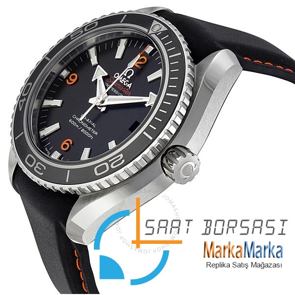 ETA018- Omega Seamaster Planet Ocean Automatic Black Dial ETA Saat