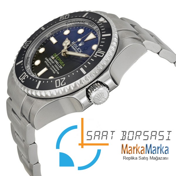 ETA025- Rolex Deepsea D-Blue SS (3135 ETA Saat)