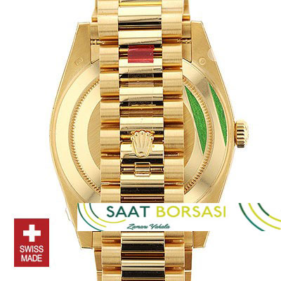 ETA028- Rolex Day-Date 40 Yellow Gold (3255 ETA Saat)