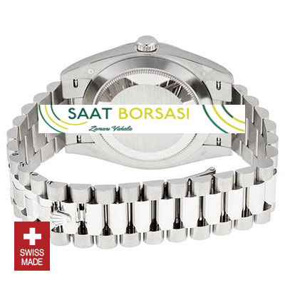 ETA030- Rolex Day-Date Silver Blue 228239 3255