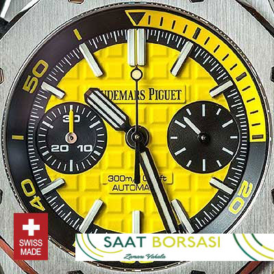 ETA043- Audemars Piguet Royal Oak Offshore Diver Chronograph Yellow (7750 ETA Saat)