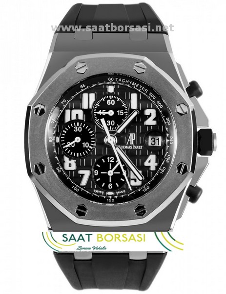 ETA050- Audemars Piguet Royal Oak Offshore Grey Theme Chronograph  (7750ETA Saat)