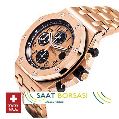 ETA052- Audemars Piguet Royal Oak Offshore Rose Gold Chronograph  (7751ETA Saat)