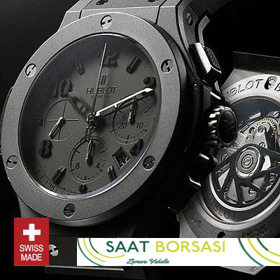 ETA060- Hublot Big Bang All Black Chronograph (7750 ETA Saat)