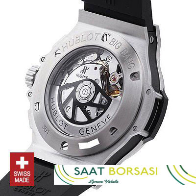 ETA061- Hublot Big Bang Evolution SS Black Chronograph (7750 ETA Saat)