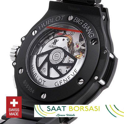 ETA064- Hublot Big Bang Black Magic Chronograph (7750 ETA Saat)