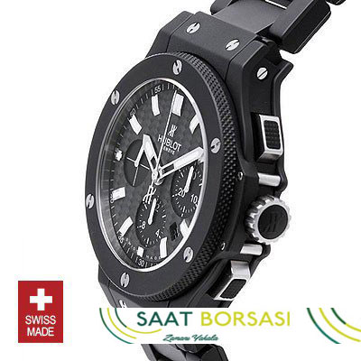 ETA064- Hublot Big Bang Black Magic Chronograph (7750 ETA Saat)