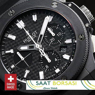 ETA064- Hublot Big Bang Black Magic Chronograph (7750 ETA Saat)