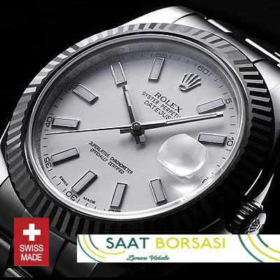 ETA068- Rolex Datejust II SS White (3136 ETA Saat)