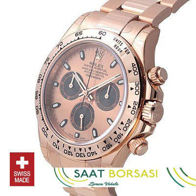 ETA084- Rolex Daytona Rose Gold  (4130 ETA Saat)