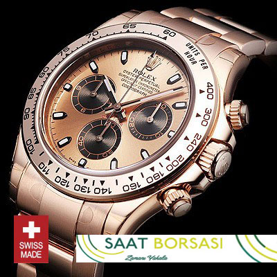 ETA084- Rolex Daytona Rose Gold  (4130 ETA Saat)