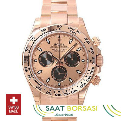 ETA084- Rolex Daytona Rose Gold  (4130 ETA Saat)