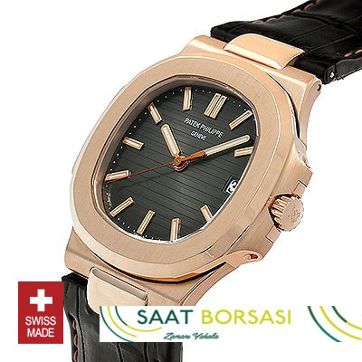 ETA097- Patek Philippe Nautilus Rose Gold (7750 ETA Saat)