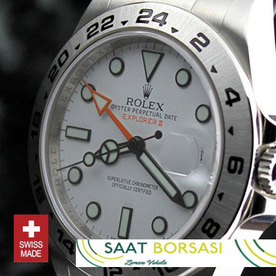 ETA101- Rolex Explorer II White (3187 ETA Saat)