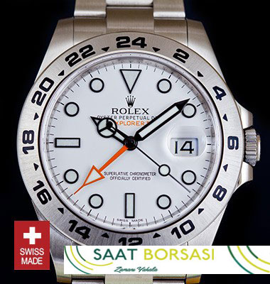 ETA101- Rolex Explorer II White (3187 ETA Saat)