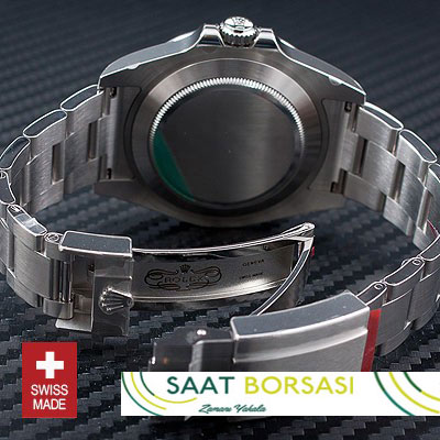 ETA102- Rolex Explorer II Black SS (3187 ETA Saat)