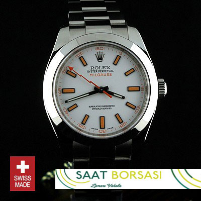 ETA104- Rolex Milgauss White (3131 ETA Saat)