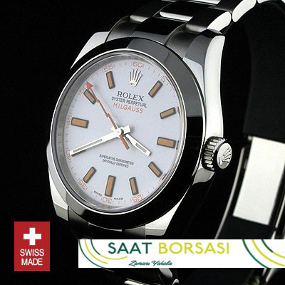 ETA104- Rolex Milgauss White (3131 ETA Saat)