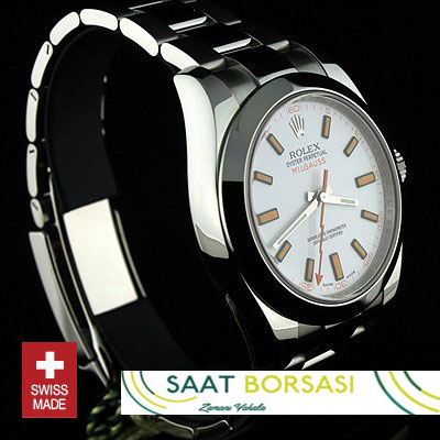 ETA104- Rolex Milgauss White (3131 ETA Saat)