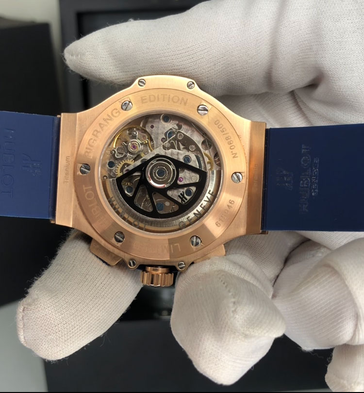 HBLT002- Hublot Big Bang Evolution Rose Gold Black Chronograph (7750 ETA Saat)