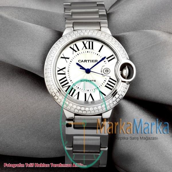 MB025- Cartier Ballon Automatic Swarovski