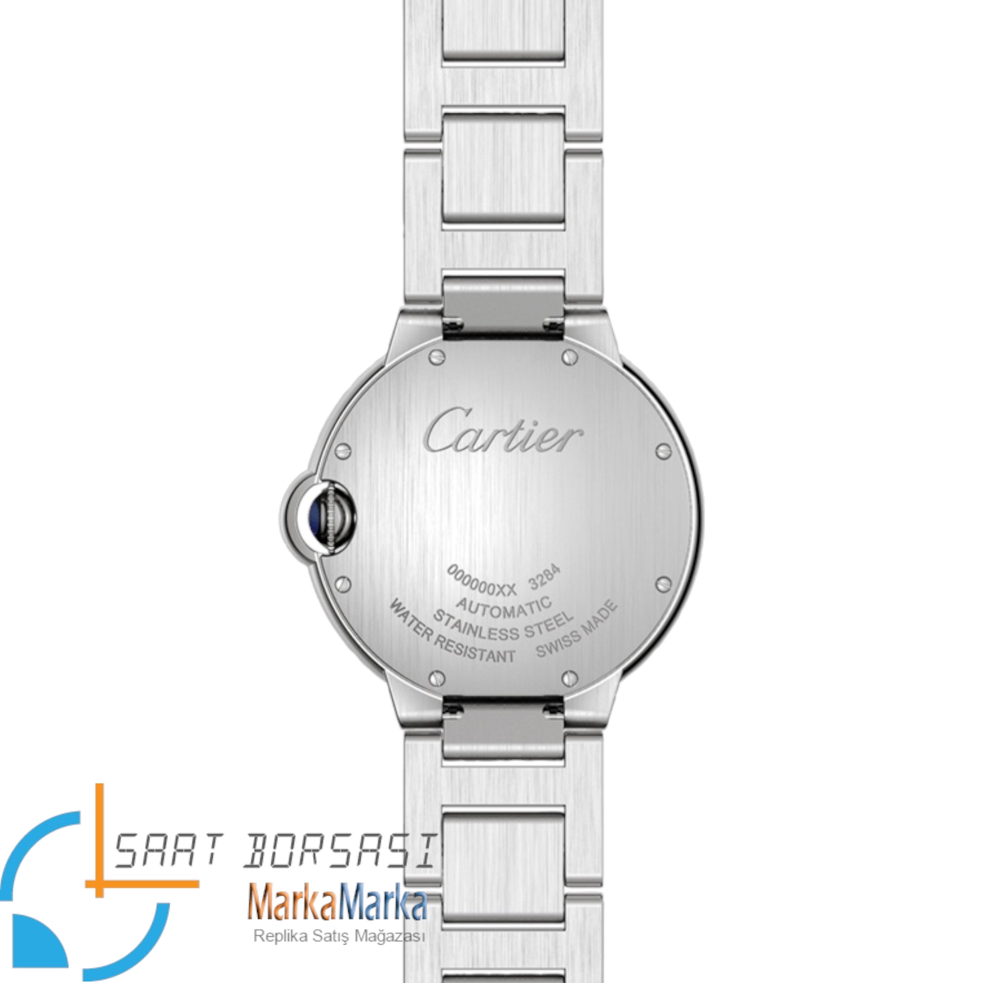 MB020- Cartier Ballon Blue De Silver -36mm