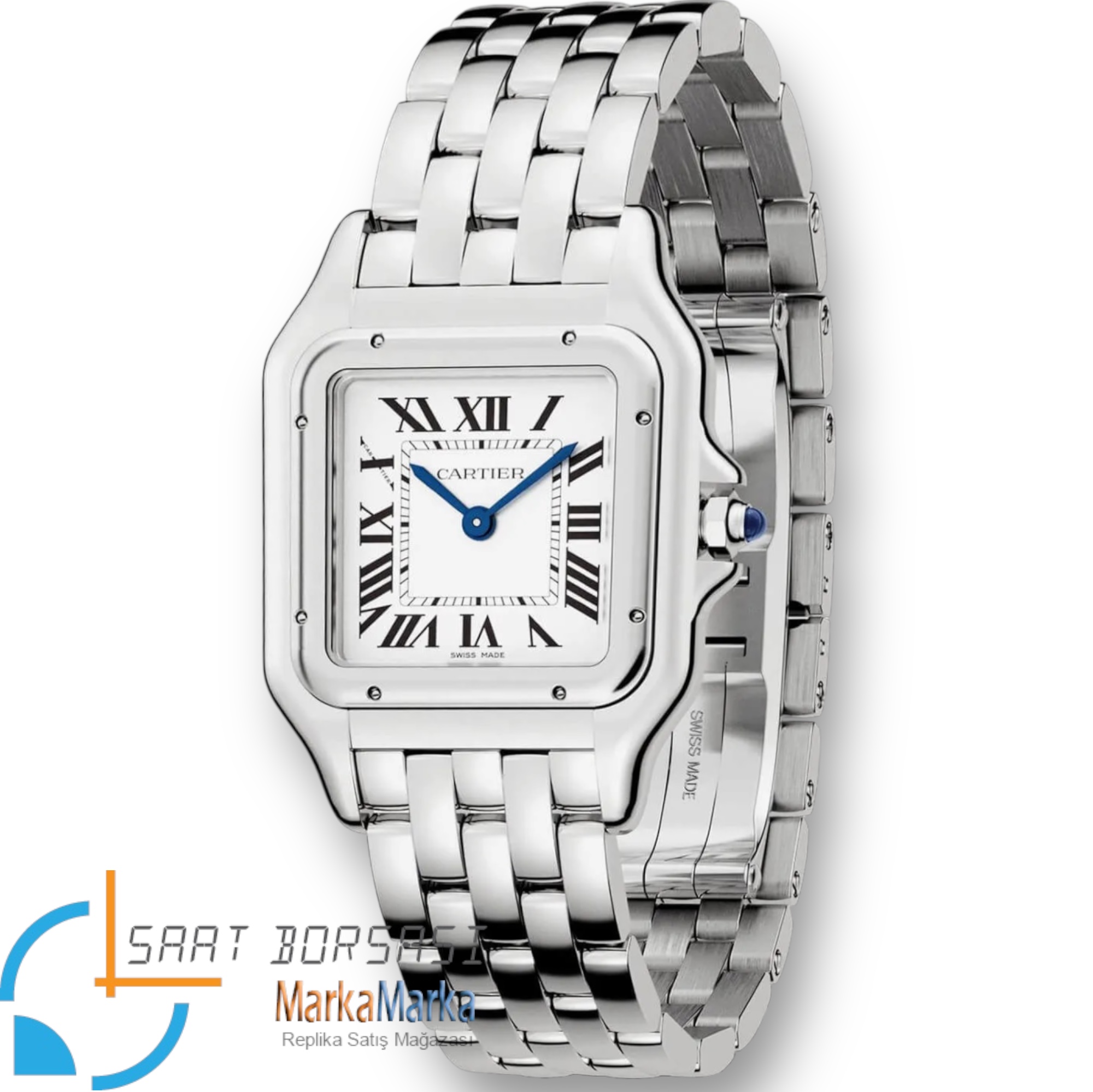 MB025- Cartier Panthere De Cartier Medium Silver-27mm