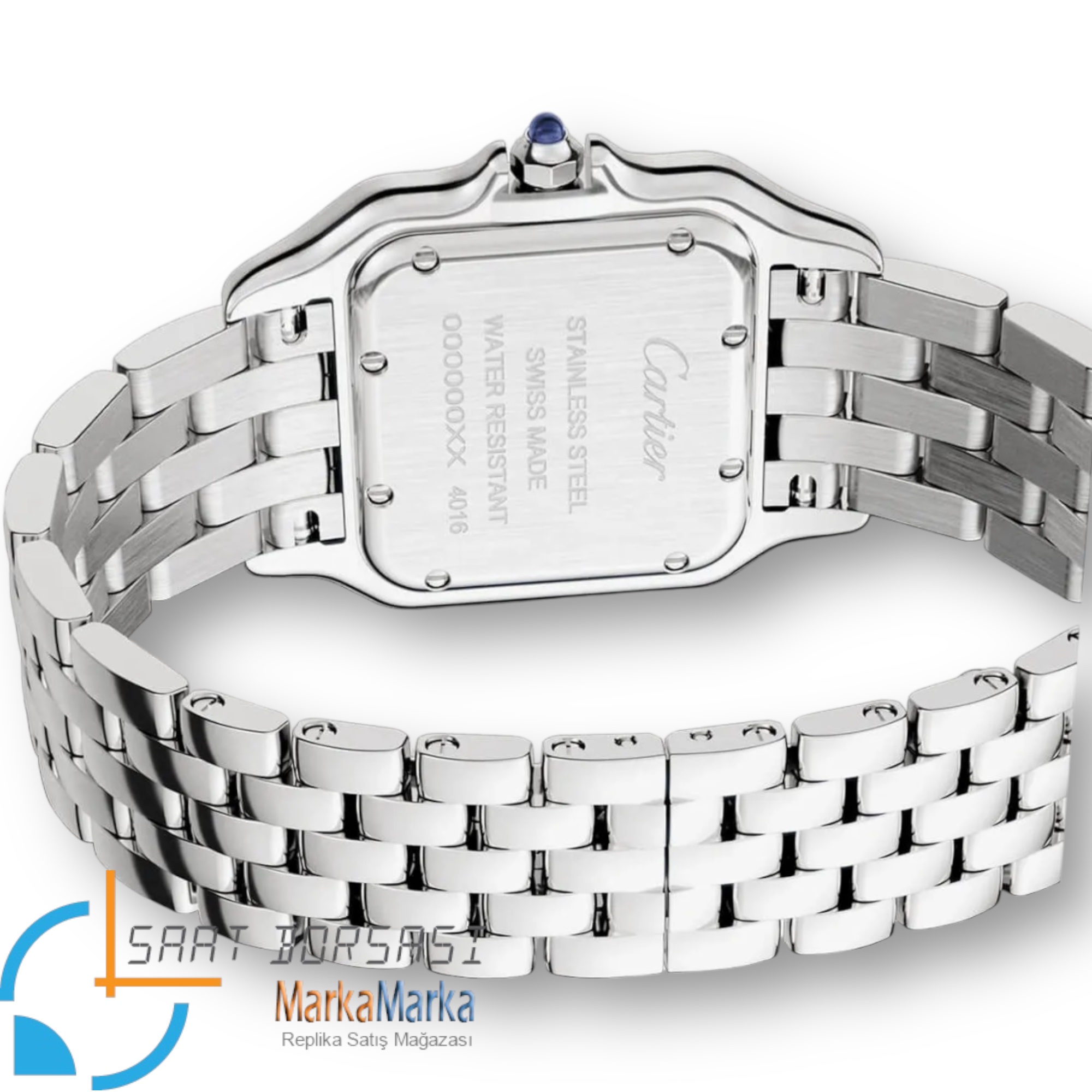 MB025- Cartier Panthere De Cartier Medium Silver-27mm