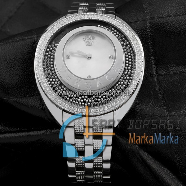 MB086- Versace Taşlı Silver