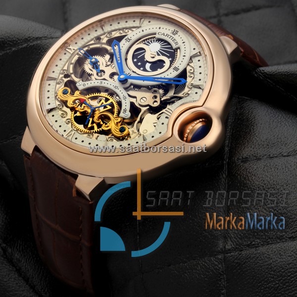 MM0900- Cartier Skeletion Tourbillion Rose