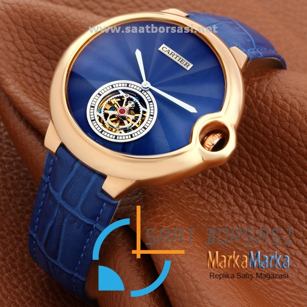 MM1059- Cartier Ballon Gold Kasa Tourbillion Otomatik