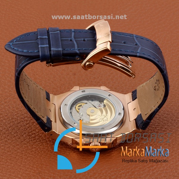 MM1225- Patek Philippe Geneve Nautilus Lacivert Kadran Gold Kasa