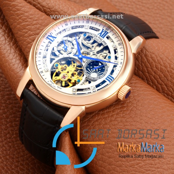 MM1253- Patek Philippe Skeleton Tourbillion Gold Kasa