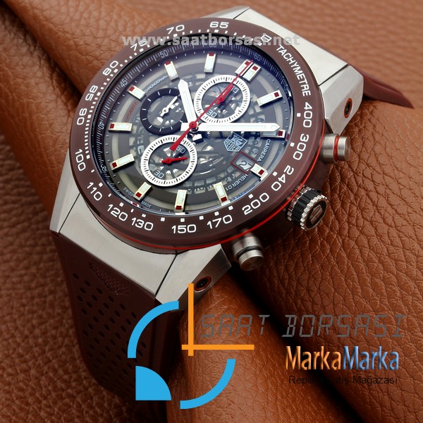 MM1300- Tag Heuer Carrera Calibre 01 Kahve Kordon