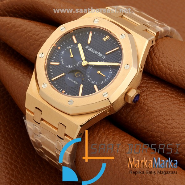 MM1332- Audemars Piguet Royal Oak Gold Kasa Laciver Kadran GMT