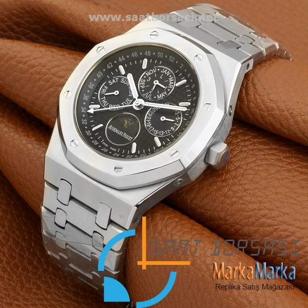 MM1333- Audemars Piguet Royal Oak Gümüş Kasa Siyah Kadran GMT