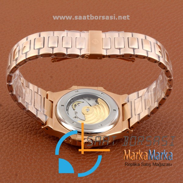 MM1377- Patek Philippe Geneve Nautilus Kahve Kadran Rose Kasa