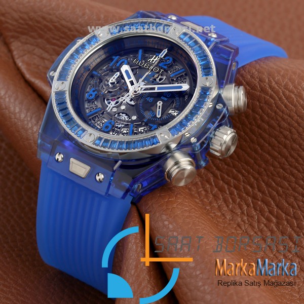 MM1610- Hublot Big Bang Limited Edition Şeffaf Taşlı Kasa