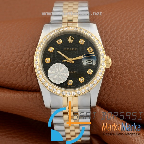 MM1637- Rolex Oyster Perpetual DateJust-Gold-36mm