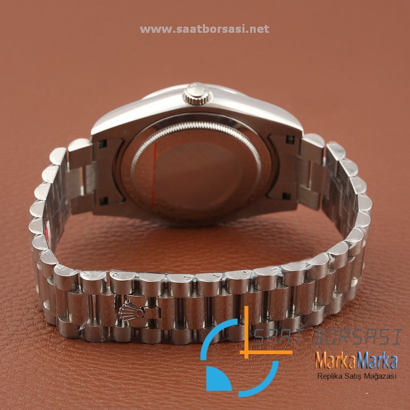 MM1660- Rolex Oyster Perpetual Day-Date-Diamond-Silver