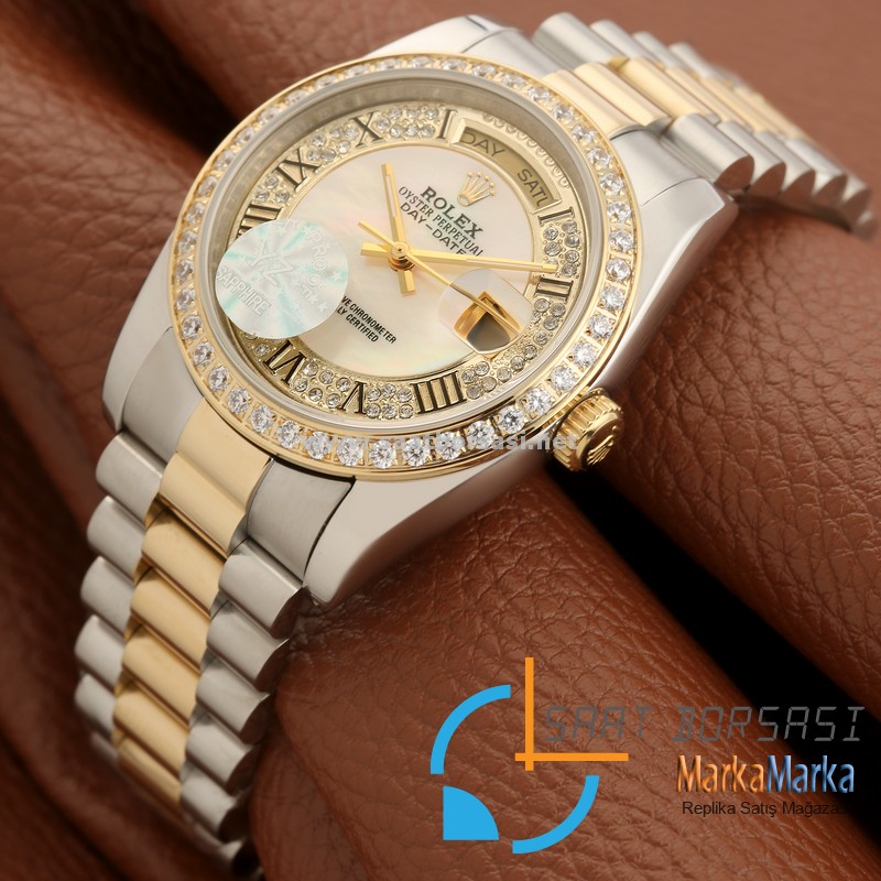 MM1714- Rolex Oyster Perpetual Day-Date-Gold/Gümüş-36mm-LIMITED EDITION
