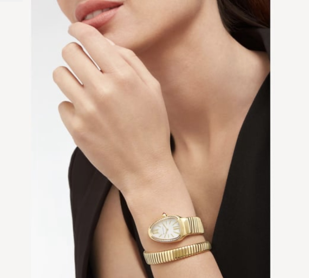 MM1844- Bvlgari Serpenti Tubogas Single Spiral Gold -35mm