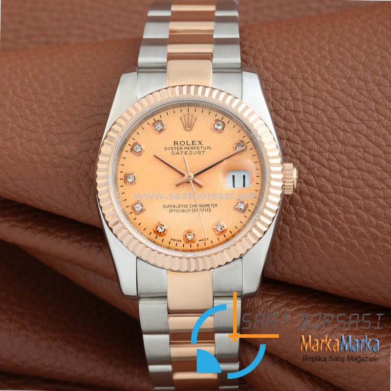 MM1855- Rolex Oyster Perpetual DateJust-Rose/Silver-36mm