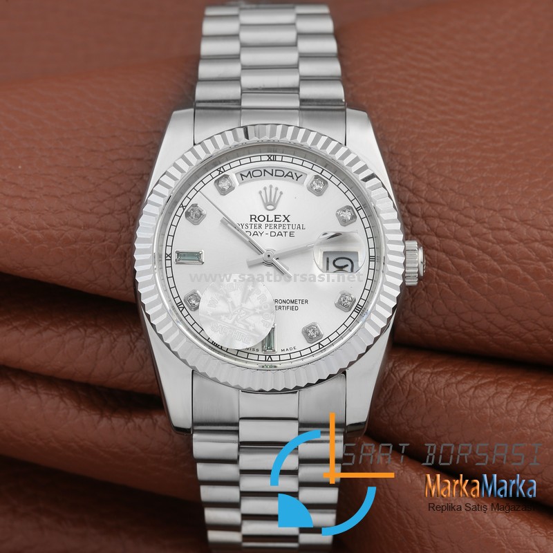 MM1902- Rolex Oyster Perpetual Day-Date-/Silver 36mm
