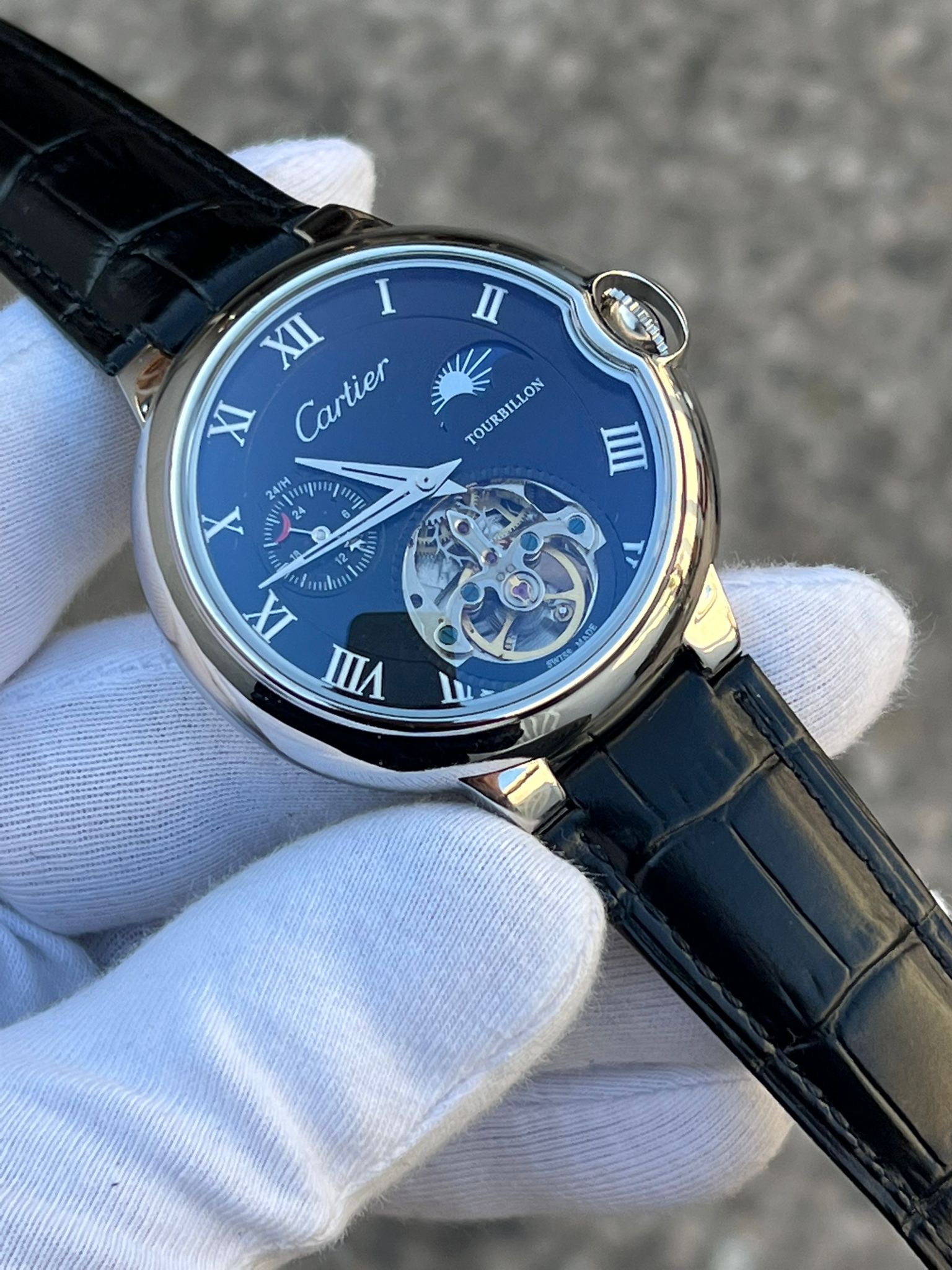 MM2445- Cartier Tourbillion Sun-Moon