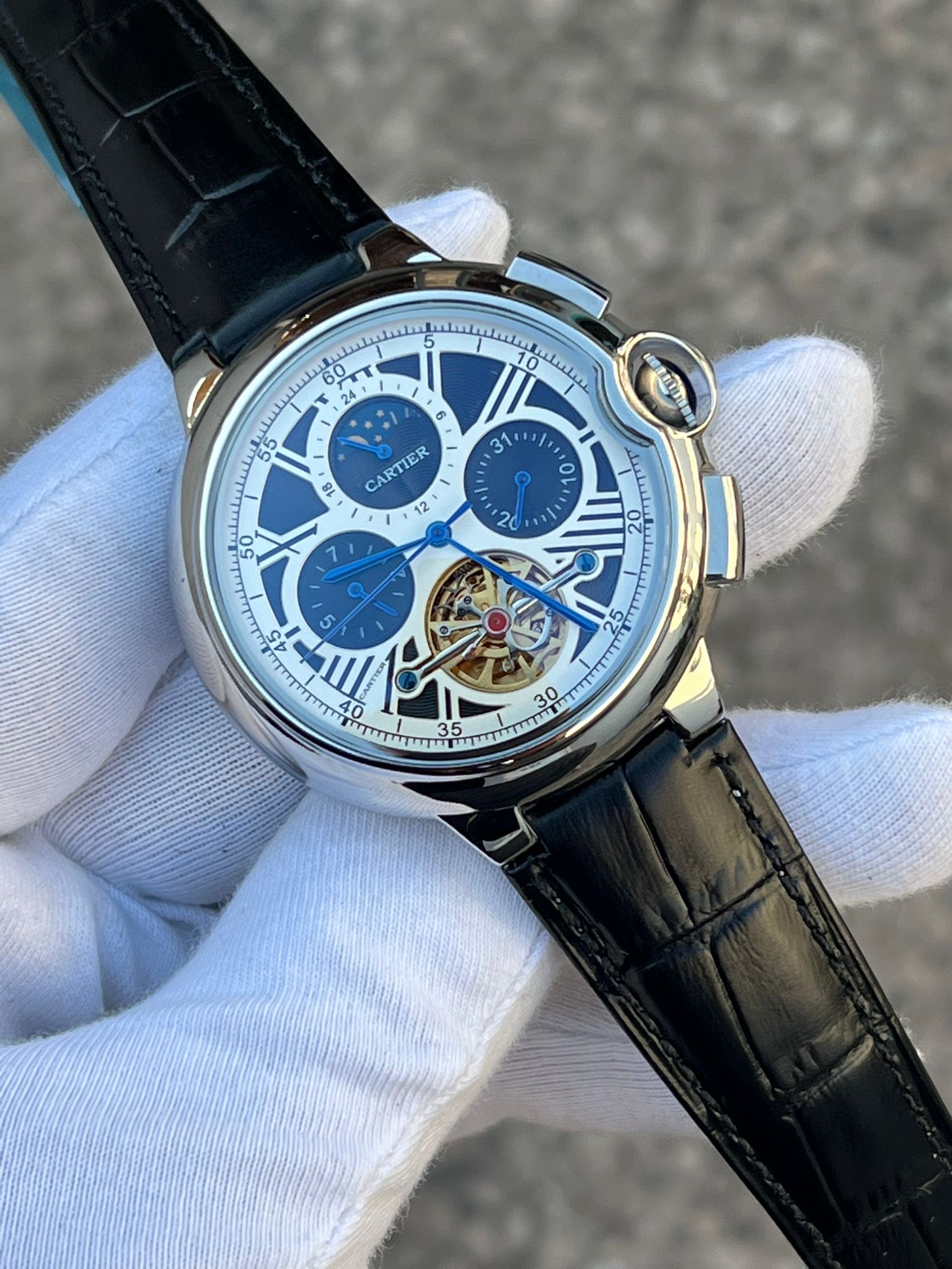 MM2446- Cartier Tourbillion Sun-Moon